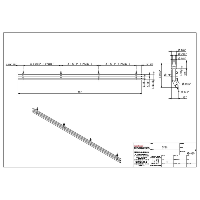 Shoe Fence, Polished Chrome