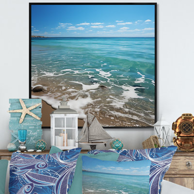 «Ocean Beach Serenity» sur impression sur toile