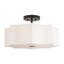 Plafonnier encastré moderne en tissu 4 lumières Thornhill
