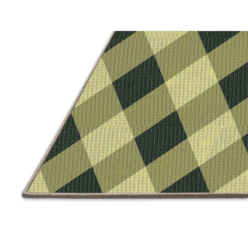 Geometric Indoor Rug, Rectangle 2' x 3'