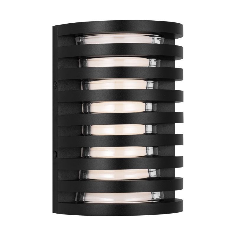 Quoddy LED Outdoor Wall Lantern, 8.5" H x 3.6" W x 6" D
