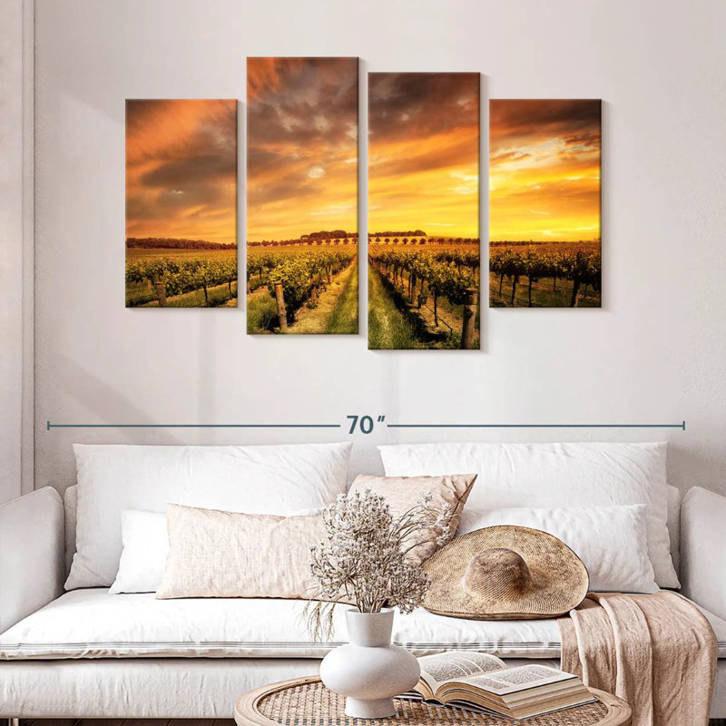 Alvord Barossa Valley Vineyard, H 32 po x l 52 po