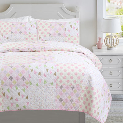 BB2022-073 Cotton Hand Woven Geometric Shapes Quilt