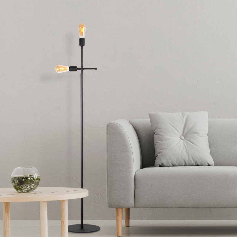 11.79'' Tree Floor Lamp, Black