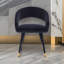 Chaise parsons rembourrée en velours Kyliam-1398455506-1350647519