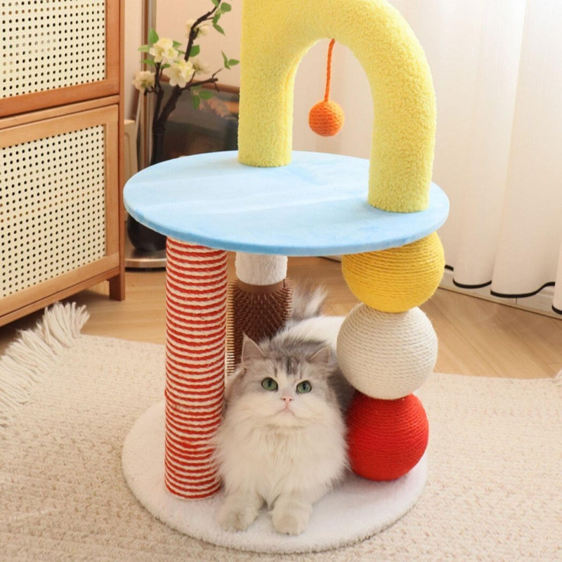 Grattoir pour chat à formes géométriques simples