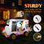  Décoration de camion d'Halloween gonflable 8 pi