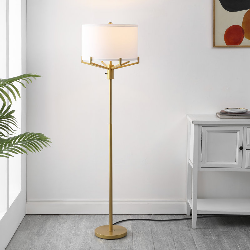 Lampe sur pied Elaria, Or