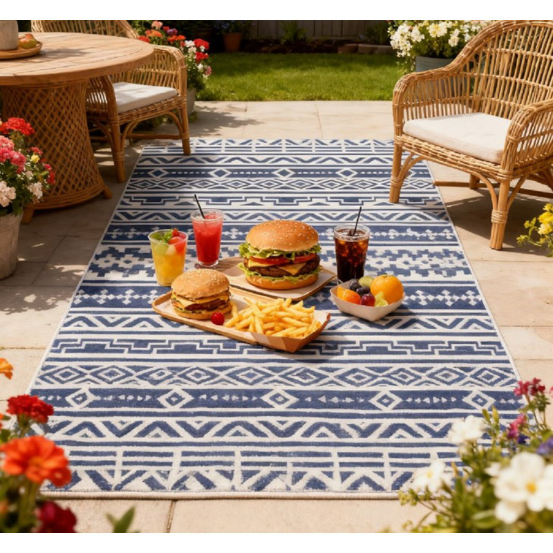 Reversible Outdoor Rug,waterproof Plastic Straw With Carry Bag