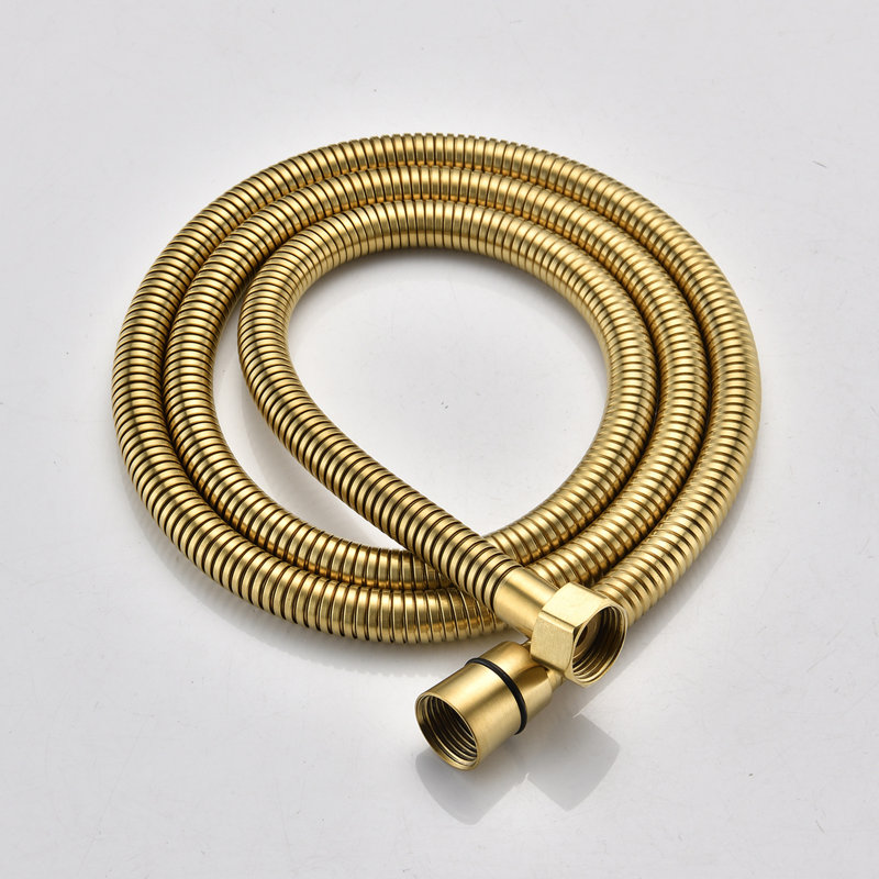 Wall Mounted 12" Rain Shower - Gold Brass, Self-Cleaning Nozzle For A Continuous Water Flow, American Standard Pipe Head Mounted, An Appealing Bathroom,