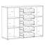 2 -Door Rectangle Accent Cabinet