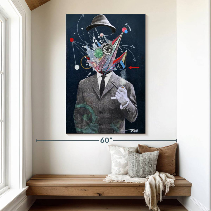 Leisha Allegorical Man, 51" H x 34" W