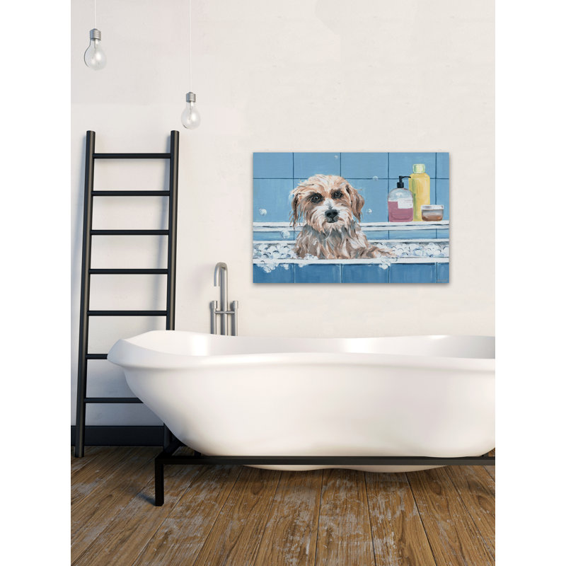 Hand Me A Towel - Wrapped Canvas Painting, 66cm H x 101cm W x 2cm D