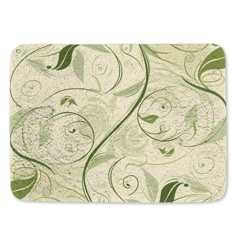 Clarkie Microfiber / Microsuede Non-Slip Bath Mat, 17"W x 24"L