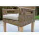 Fleur 63'' Round 6 - Person Outdoor Dining Set with Cushions