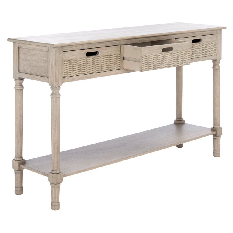 Dupuis Console Table, Greige, 30" H x 47" W x 13" D