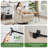 29.5'' Faux Leather Swivel Rocker Recliner With Phone Holder-575913255