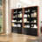 70.1" H x 38.5" W 4-Tier Large Wood Storage Bookcase-1817046567