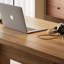 Bureau moderne et simple en bois massif-1374001994