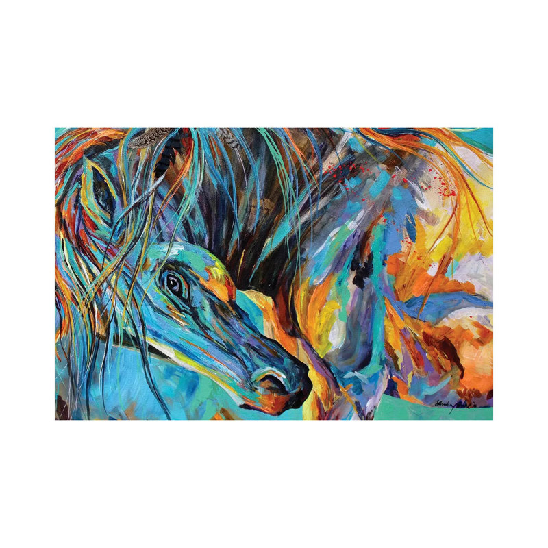 Shadows by Lindsey Dahl - Wrapped Canvas Painting, 20.32 cm H x 30.48 cm W