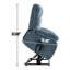 Fauteuil inclinable bleu électrique surdimensionné avec chaleur et massage, fauteuil inclinable électrique à deux positions Infinite