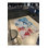 Pastel Themed Patterned Woven Base Machine Washable Rug