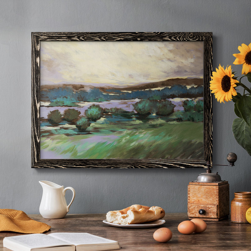 Sunny Desert Floor, reproduction d'art sur toile, Noir, H 22 po x l 32 po