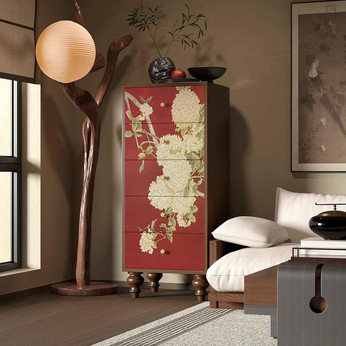 HomeLuxea Multifunction five drawers cabinet decor cabinet | Wayfair