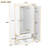 3-Door Mirror Wardrobe With Shelves-737891311