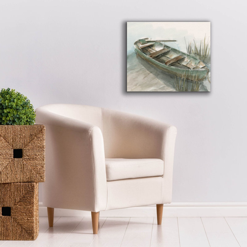  «Abandone Row Boat 2» par Ethan Harper, art mural sur toile, 24 po x 20 po