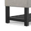 Banc de rangement avec repose-pieds capitonné et tablette ouverte Cosmopolitan-885126410
