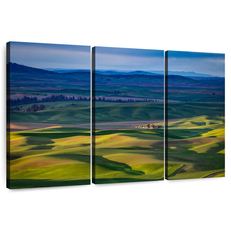 View From Steptoe Butte In The Palouse, 42" H x 65" W