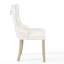  Chaise de salle à manger capitonnée, chaises rembourrées avec tête de clou et anneau de traction-1250229152