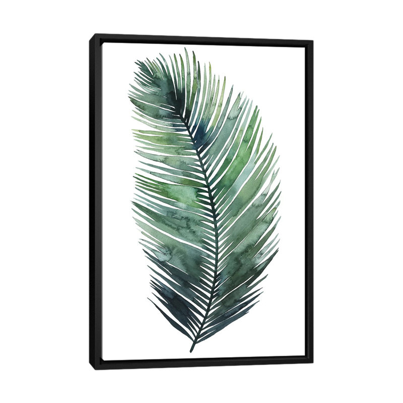 Reproduction d'art sur toile, H 26 po x l 18 po x P 1,5 po, Toile avec cadre flottant noir, Pas de tapis