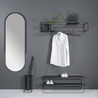 STRATO Steel Wall 0 - Hook Coat Rack