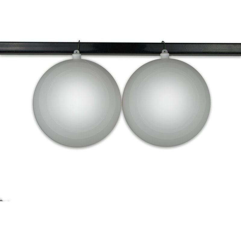 Shatterproof Ball Ornament, Blanc