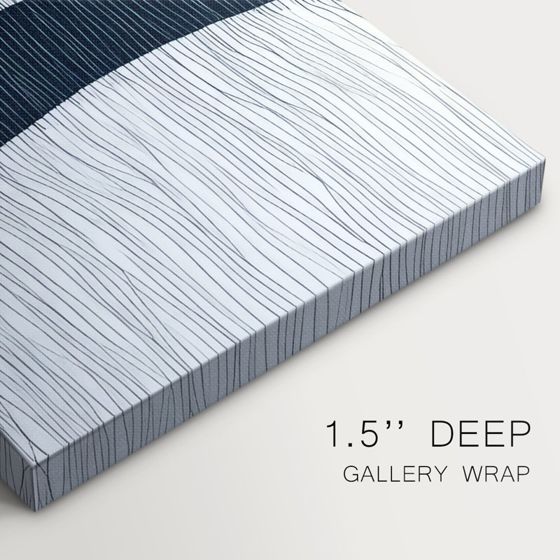 Abstract Series-DCXCV- Gallery Wrapped Canvas -Ready to Hang, 12" H x 30" W