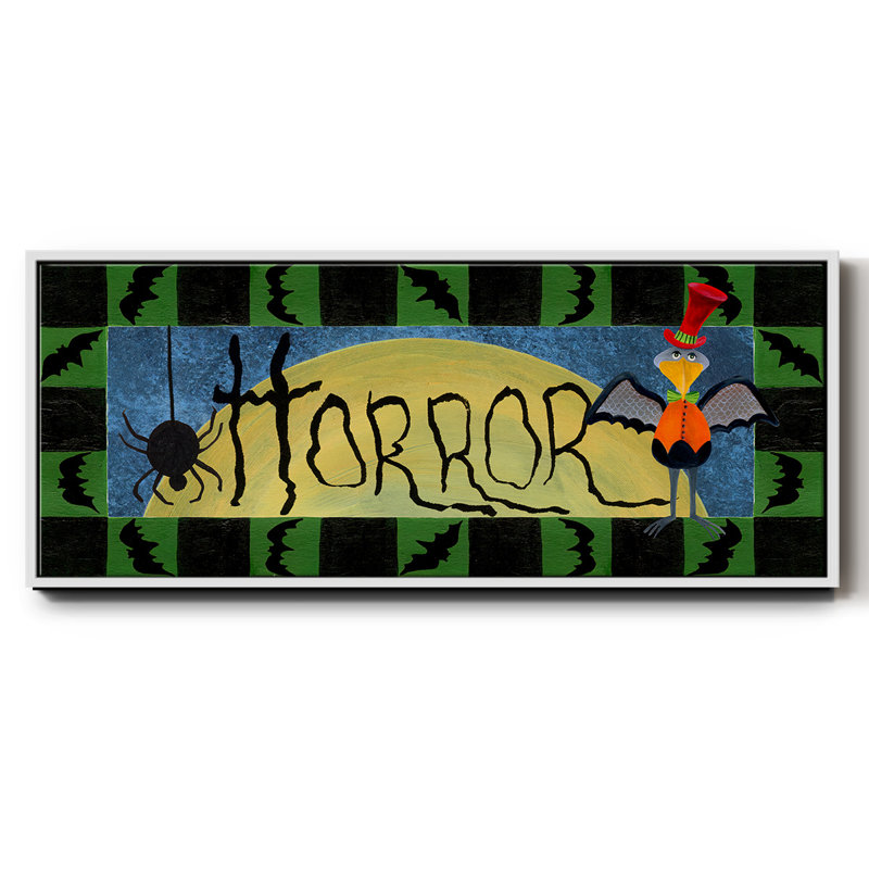«Halloween Trick or Traiterers Collection D», toile encadrée, H 12 po x l 30 po