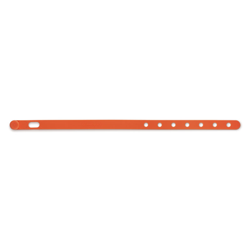 Le Creuset Silicone Travel Latch, Oyster, Orange