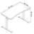 Adjustable Height Solid Wood Steel Standing Desk