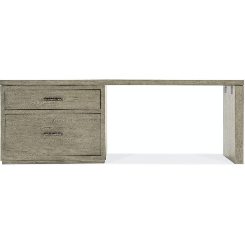 Linville Falls Floating Desk, 30" H x 84" W x 24" D