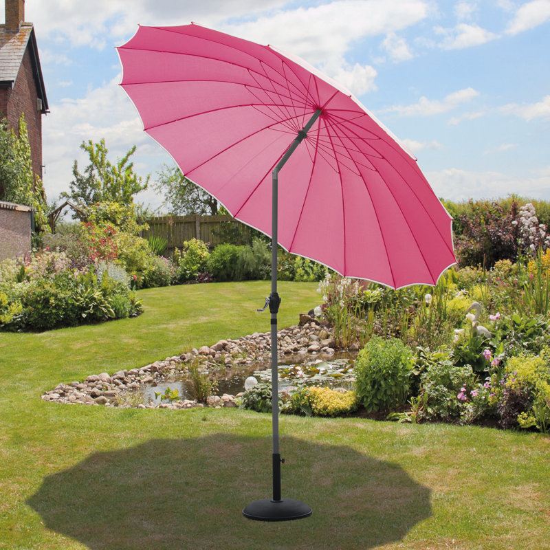 Parasol de marché 9 pi Wendelgard, Rose