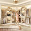 4FT-9FT Closet Organizer System with Drawer & 4 Hanging Rods