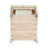 Maner 21'' W Unfinished Solid Wood Nightstand