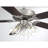 52" Artice 5 - Blade Standard Ceiling Fan in Brushed Nickel/Chestnut with Pull Chain and Light Kit Included-2060037120