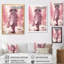 Chat blanc Fashionista en manteau rose-302677045-302677055