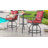 Adolphus 2 - Person Metal Patio Dining Set with Square Table , Cushions Included-1189636012