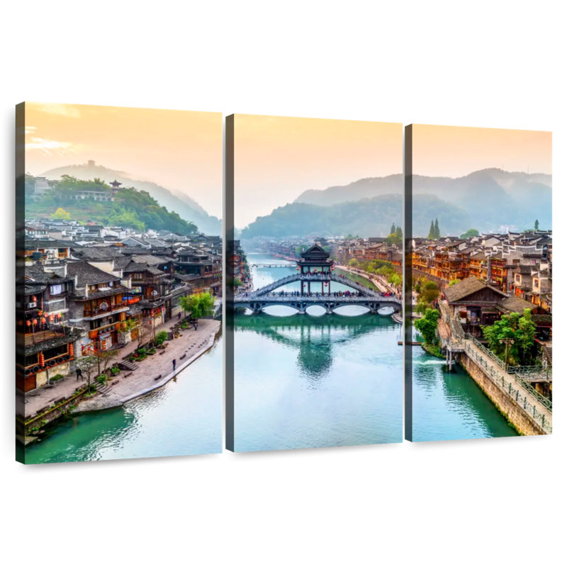 Lilie Fenghuang Bridge, H 32 po x l 50 po
