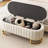 Elegant Upholstered Velvet Storage Ottoman With Button-Tufted,Storage Bench With Metal Legs For Bedroom,Living Room,Fully Assembled Except Legs-1473170058