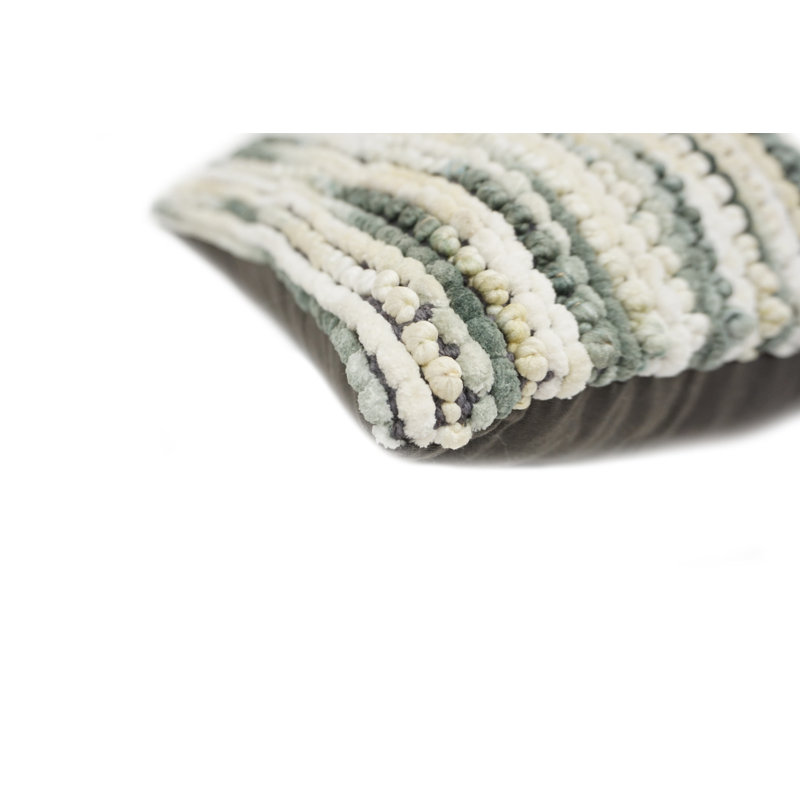 Striped Cotton Throw Pillow